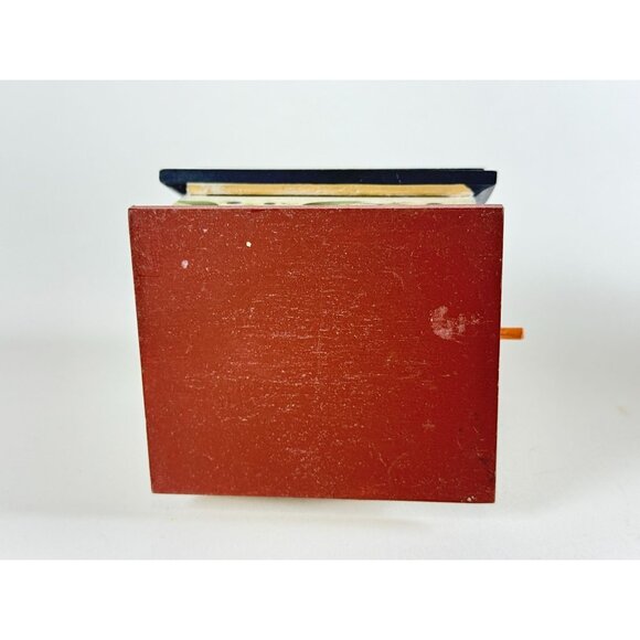 Hand Painted Wooden Birdhouses Set Floral Dk Green Roof Vintage Cottage Garden - Picture 6 of 15